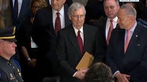 Mitch mcconnell confirmed the senate will vote to confirm donald trump nominee amy cohen barrett next week, monday 26th of october. Elijah Cummings Pallbearer Refuses To Shake Mitch Mcconnell S Hand Bbc News