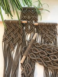 This craft is a form of textile making using decorative find great deals on ebay for macrame patterns and vintage. Macrame Planthanger Macrame Wall Hanging Diy Modern Macrame Mini Macrame