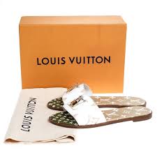Iconic french fashion house louis vuitton was founded in 1854 and has since become an international luxury fashion powerhouse. Louis Vuitton Sandals White Off 51
