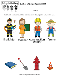 They're completely free and great to use in the classroom and at home! This Social Studies Worksheet Allows Kids To Figure Out The Tools Used By Differ Kindergarten Social Studies Social Studies Worksheets Preschool Social Studies