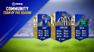 This tots joins the players that played better on the bundesliga. Community Team Of The Season Vote Community Tots Fifa 18 Ultimate Team