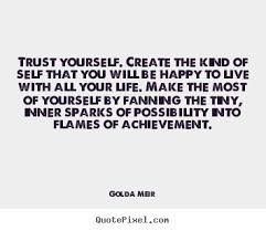 Self Trust Quotes. QuotesGram via Relatably.com