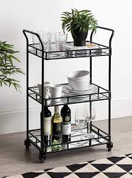 Black And Gold Bar Cart Amazon Com Kate And Laurel Ketia Metal 3 Tiered Mirror Tray Bar Cart 23x21 5x34 5 Gold Home Kitchen Rolling Bar Cart Bar Cart Gold Bar Cart