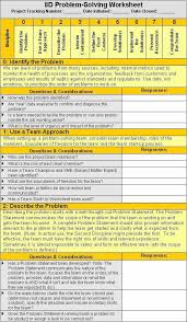 8d Problem Solving Method With Excel Template Problem Solving Worksheet Problem Solving Business Process Management