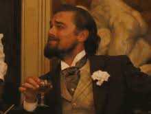 The image gained photoshop edits starting in november 2017 and became a popular reaction image in august 2020 on reddit. Dicaprio Django Gifs Tenor