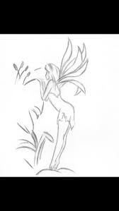 Drawing done in traditional pencil on paper. Fairy Very Easy Pencil Drawings Novocom Top