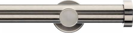 50mm diameter finals to suit the pole design easy to fit! Integra Inspired 28mm Satin Nickel Eyelet Metal Curtain Pole