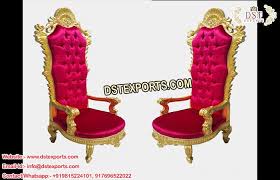 Royal Wedding Princess Throne Chairs Finland France Denmark Mexico Norway Spain Sweden Irela In 2020 Bride Groom Chairs Wedding Furniture Princess Wedding