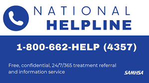 National Helpline for Mental Health, Drug, Alcohol Issues | SAMHSA