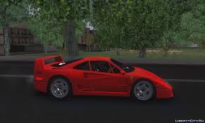 Download it now for gta san andreas! Replacement Of Ferrari F40 Dff In Gta San Andreas 1 Files