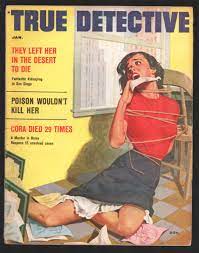 True Detective 11957-Bondage-bound & gagged woman on cover-Pulp  crime-posed photos-historic-VG: (1957) Magazine  Periodical |  DTA Collectibles