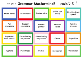 Are You A Grammar Mastermind Revision For Year 6 Sats Game Poster Revision Cards English Grammar Games Teaching English Grammar English Grammar Rules
