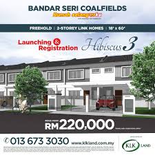 I just want to ask something can i apply for houses in coalfield using selangorku? Klk Land Hibiscus 3 Is Open For Registration Come Over Facebook
