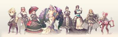 Overlord Anime Albedo Overlord Shalltear Bloodfallen Ultra Wide Maid Lineups Wallpaper Resolution 7579x2390 Id 485196 Wallha Com