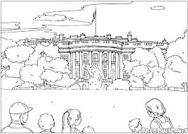 White House Coloring Page House Colouring Pages Super Coloring Pages Coloring Pages