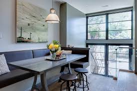 Whether you are looking for a spectacular sculptural banquette to feature in a hotel lobby or a beautifully simple and sophisticated booth for a hotel restaurant, charter furniture. Toronto Lacquered Table Dining Room Contemporary With Eat In Kitchen Bar Height Stools Industrial Pendant