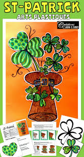 St Patrick Arts Plastiques Projet Collectif Pour La St Patrick Art Activities Lessons For Kids Art Lesson Plans