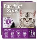 Start Multi-Cat Clumping Litter, 18-kg Purrfect