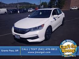 Check spelling or type a new query. 2017 Honda Accord Hybrid For Sale In Grants Pass Jhmcr6f53hc025508 Jim Sigel Automotive
