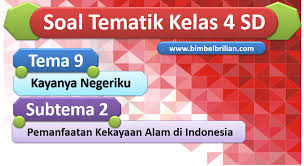 Buku bahasa jawa kelas 9 guru ilmu sosial. Soal Tema 9 Kelas 4 Sd Subtema 2 Pemanfaatan Kekayaan Alam Di Indonesia Dan Kunci Jawaban Bimbel Brilian