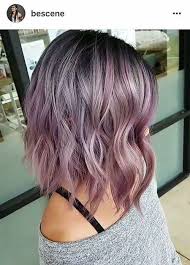 Purple Pastel Mauve Lavender Bob Hair And Beauty Golgeli Sac Lavanta Sac Leylak Sac