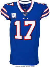 2019 Josh Allen Game Worn Buffalo Bills Unwashed Jersey Photo Lot 80122 Heritage Auctions