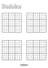 free printable blank sudoku puzzles