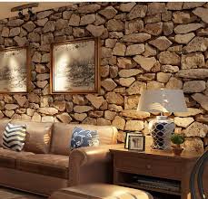 10 Living Room Wall Ideas 2020 That Can Signify The Look Stone Wallpaper Wallpaper Living Room Brick Wallpaper Roll