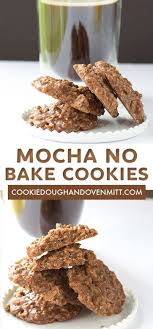 Mocha No Bake Cookies These Are My Go To Cookies To Make This Easy No Bake Cookies Recipe Has Pean Easy No Bake Cookies No Bake Cookies Dessert Recipes Easy