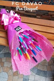 Pen Bouquet Gift Delivery Davao City Philippines Www Fgdavao Com Fb Page Fg Davao Flowers Gifts Delivery Penbouquet Sharpiebouquet Markerbouquet C Buket