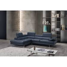 Prestige foam 2 piece 126 sectional with left arm facing chaise $1,475. Navy Blue Leather Sectional Wayfair