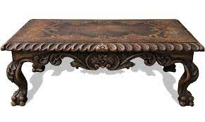 Designer coffee tables & side tables for storing items that complement your home/office space. Tuscan Coffee Table Tuscan Scroll Coffee Table The Koenig Collection Unique Home Coffee Table Table Brown Coffee Table