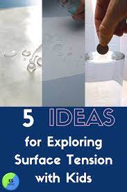 5 Activities For Exploring The Surface Tension Of Water With Kids Science Activities For Kids Kindergarten Science Activities Third Grade Science Activities