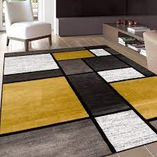 Maybe you would like to learn more about one of these? Modern Yellow Gray White Area Rug Modern Rugs And Decor