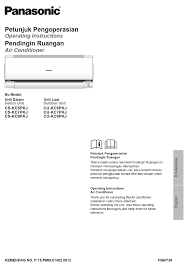 Nonstop flight, direct flight, dan connecting flight. Panasonic Cs Kc5pkj Operating Instructions Manual Pdf Download Manualslib