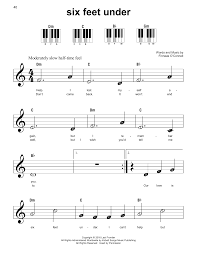 Songs up to 4 chords are pretty simple to learn too. Billie Eilish Six Feet Under Sheet Music Download Printable Pdf Pop Music Score For Ukulele 448110