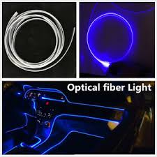 4m Optical Fiber Light Car Interior Decorative Lamp Dash Trim Moulding Led Strip Ebay