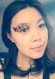 Most women get it inked in cute and minimalist style generally on their ankle, wrist, collar and shoulder. 1 Pair Of Temporary Tattoo Makeup For Eyes Eyelids Black Floral Pattern For Spring Summer Party Club Makeup Tattoos Lipstick Tattoos Eye Tattoo