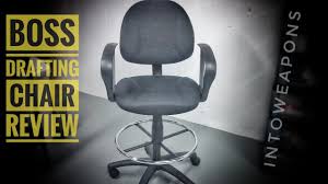 The boss office products b1615 line of chairs is built for supreme comfort and utility. Boss Drafting Chair Review Budget Work Stool Assembly Youtube