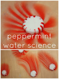 Peppermint Water Science Activity For Christmas Stem Christmas Science Christmas Stem Preschool Science