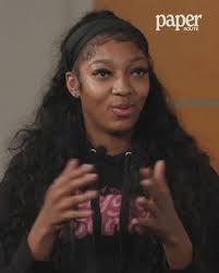 Angel Reese talks about Caitlin Clark