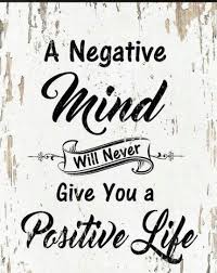A Negative Mind Will Never Give You A Positive Life Calligraphy A Negative Mind Will Never Give You A Positive Life Quotes Positive Quotes For Work Home Decor Wall Art Home Decor