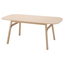 Voxlov طاولة طعام بامبو فاتح 180x90 سم Ikea