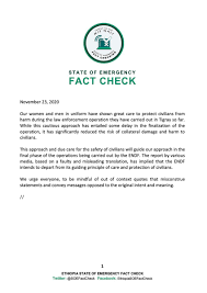 Emergency declarations and authorities fact sheet overview. Ethiopia State Of Emergency Fact Check On Twitter We Urge Everyone To Be Mindful Of Out Of Context Quotes That Misconstrue Statements And Convey Messages Opposed To The Original Intent And Meaning