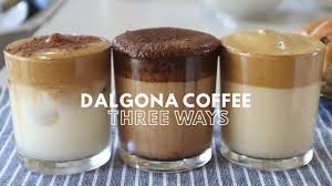 Dalgona Coffee At Home Three Different Ways Youtube Coffee Recipes Cold Coffee Recipes Dalgona Coffee