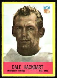 1967 Philadelphia Dale Hackbart Rookie #102 Minnesota Vikings