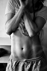 Muscular male torso, chest and armpit hair removal close up. Snapshot Body Stomach Belly Fit Mirror Shape Hands Pants Monochrome Black And White Look By Kateryna Bilyk Photo Stock Snapwire