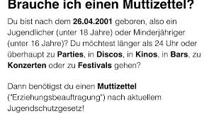 Und genau deshalb, gibt es den service von einverständniserklärungen.de! Unter 16 Auf Ein Fest Mit Muttizettel Party Jugendliche Feiern
