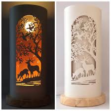 herten boom tafel lamp etsy in 2021 lamp table lamp tree table