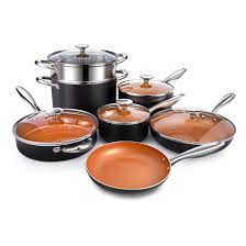 View all the complete gotham steel™ sets. Michelangelo Nonstick Copper Pots And Pans Set 12 Piece